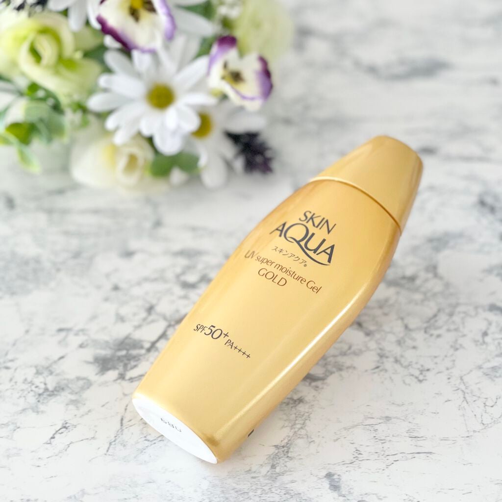 スーパーモイスチャージェルゴールド/スキンアクア/日焼け止めジェルを使ったクチコミ(5枚目)