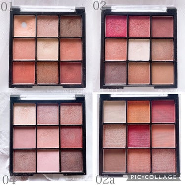 UR GLAM　BLOOMING EYE COLOR PALETTE/U R GLAM/パウダーアイシャドウを使ったクチコミ（3枚目）