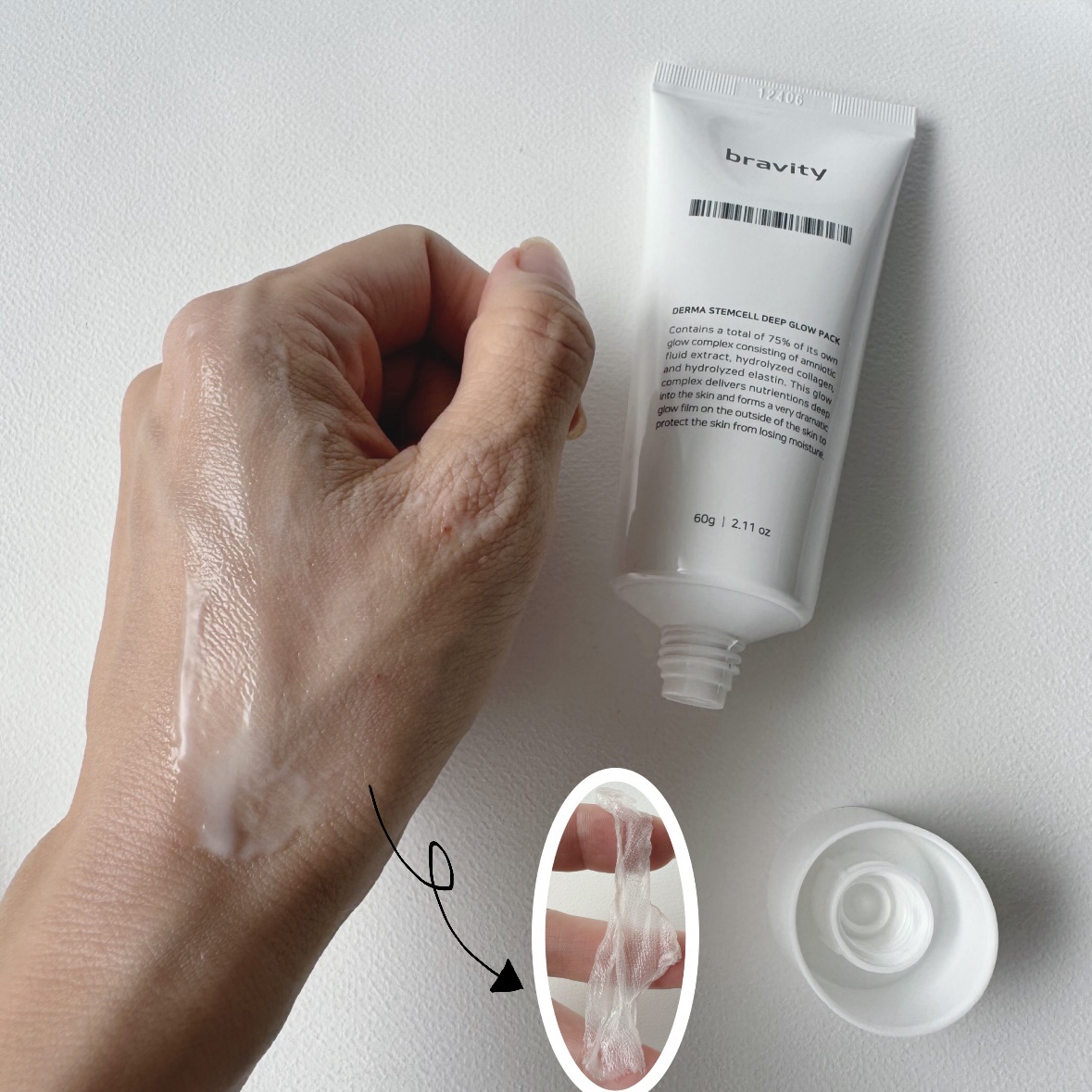 STEMCELL DEEP GLOW PACK/bravity/シートマスク・パックを使ったクチコミ（3枚目）