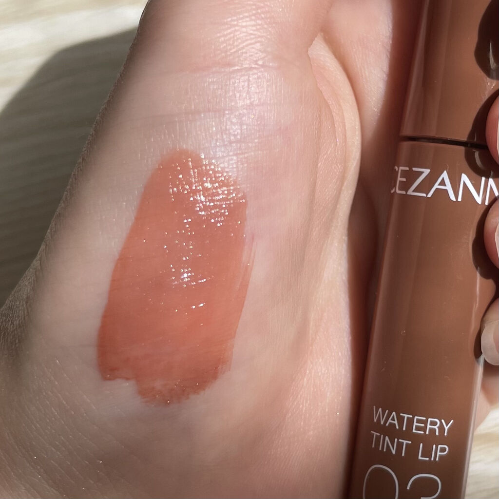 ウォータリーティントリップ/CEZANNE/リップティントを使ったクチコミ（3枚目）
