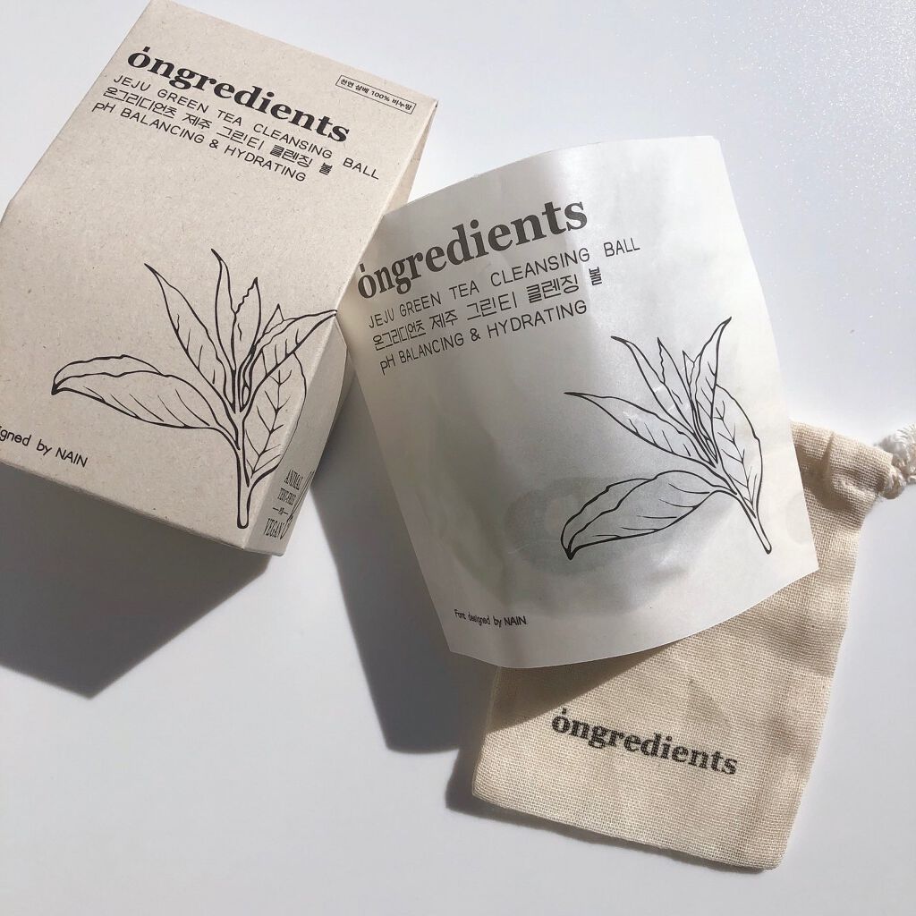 Jeju Green Tea Cleansing Ball/Ongredients/洗顔石鹸を使ったクチコミ(2枚目)
