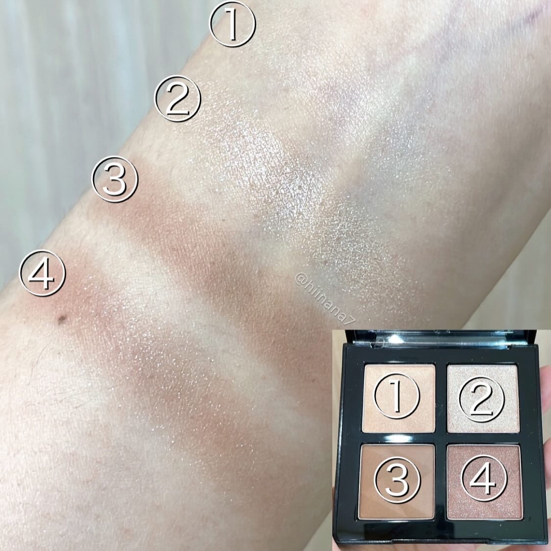 アイスカルプト 3D コントゥア ベージュ/shu uemura/アイシャドウパレットを使ったクチコミ（2枚目）