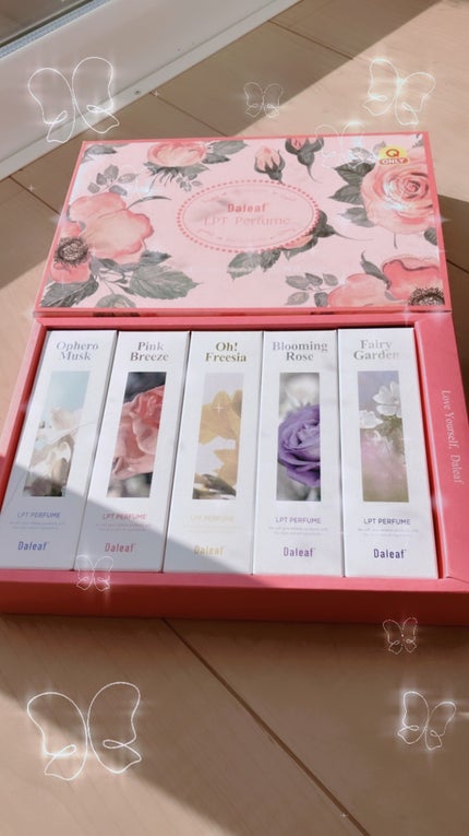 パフュームヘアパックインミスト Pink Breeze/Daleaf/アウトバストリートメントを使ったクチコミ(2枚目)