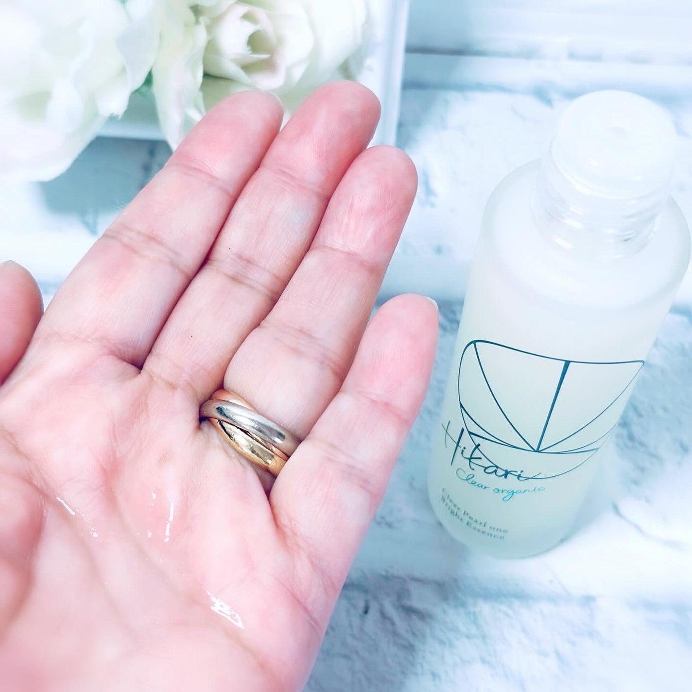 クリアパールワン ブライトエッセンス/HIKARI CLEAR オーガニック/美容液を使ったクチコミ(3枚目)