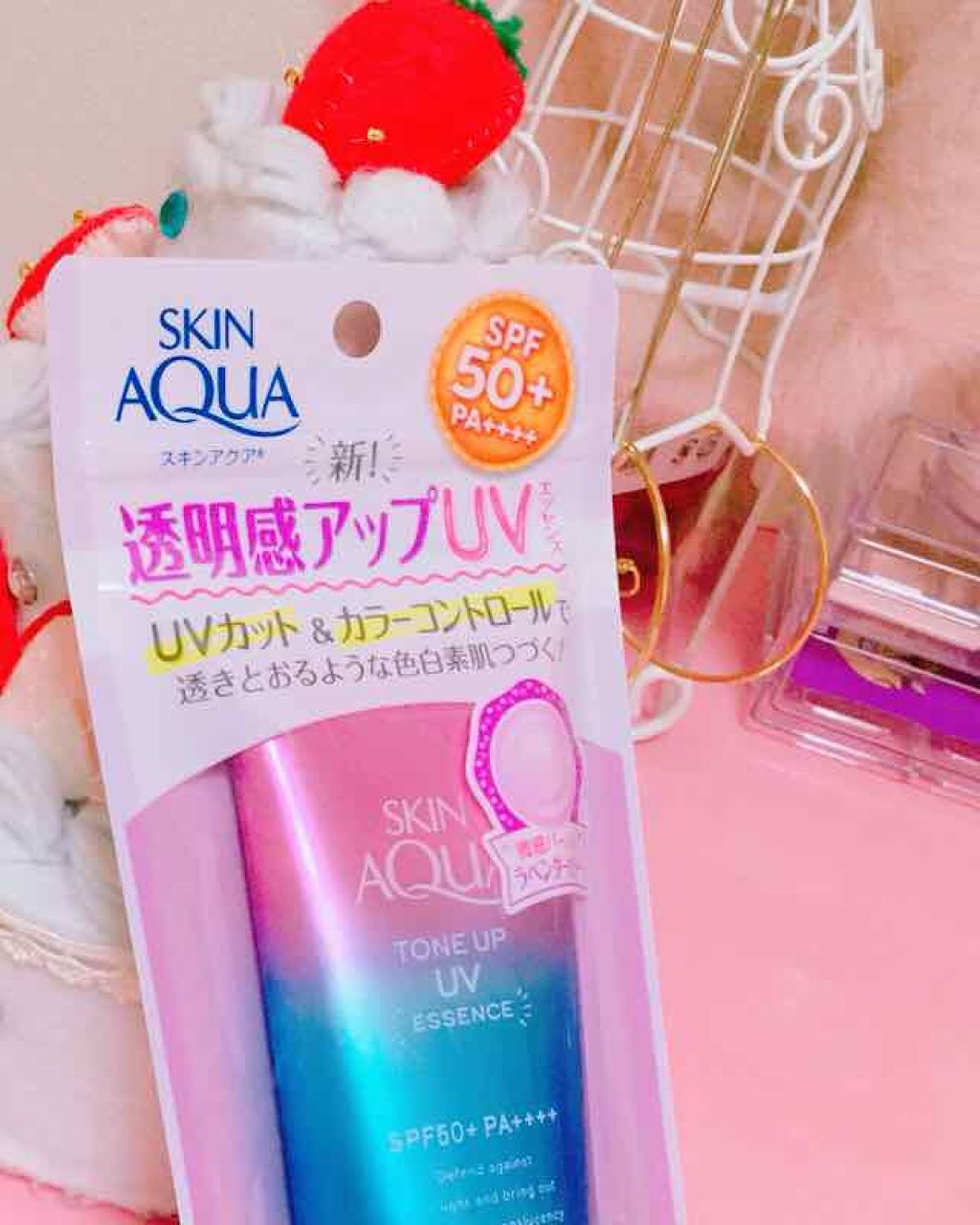 スキンアクア トーンアップUVエッセンス/スキンアクア/日焼け止めクリームを使ったクチコミ（1枚目）