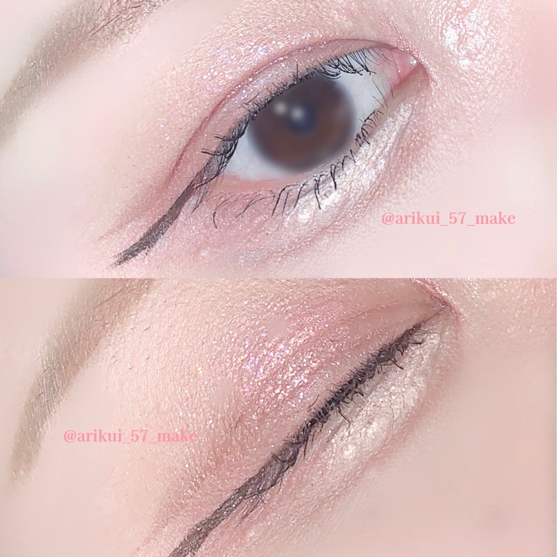 シャイニーシャドウ N/excel/単色アイシャドウを使ったクチコミ(4枚目)