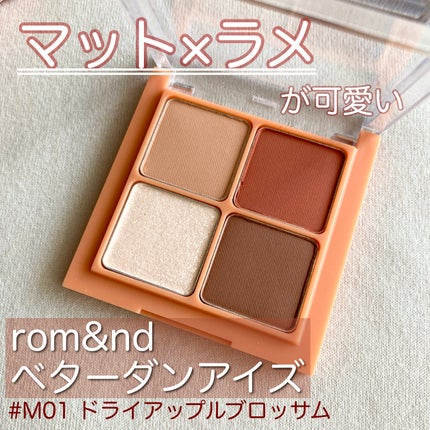ベターザンアイズ ミュージックシリーズ/rom&nd/アイシャドウパレットを使ったクチコミ(1枚目)