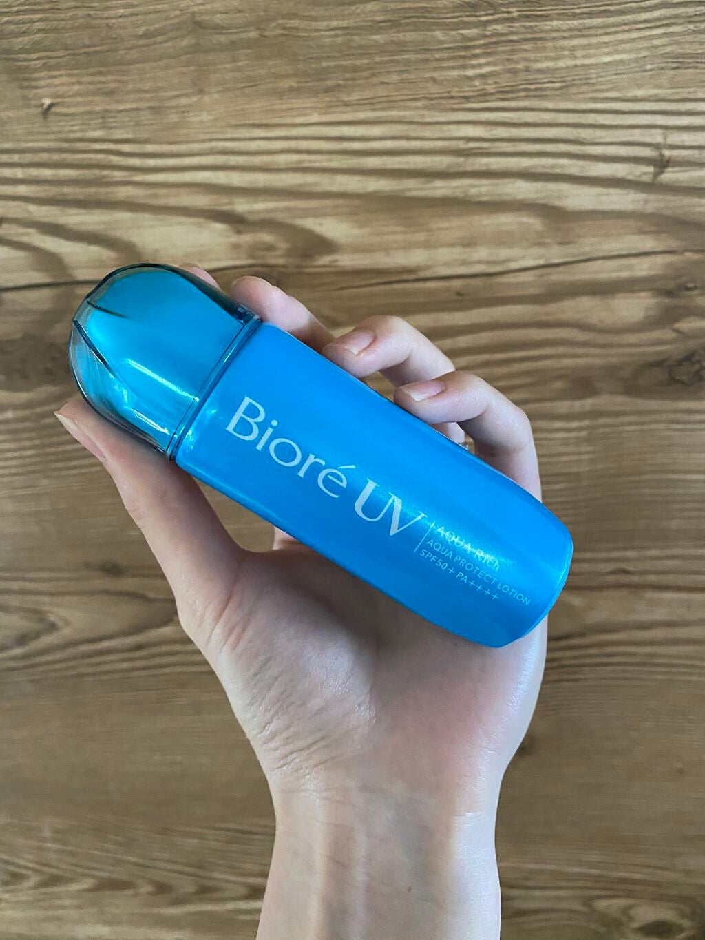 ビオレUV アクアリッチ アクアプロテクトローション(水層パック)/ビオレ/日焼け止めローションを使ったクチコミ(1枚目)
