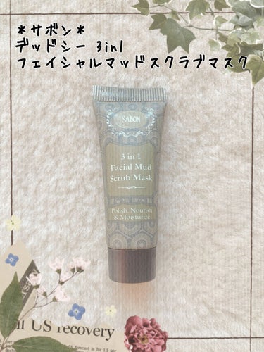 3in1 フェイシャル マッド スクラブ マスク/SABON/洗い流すパック・マスクを使ったクチコミ（1枚目）