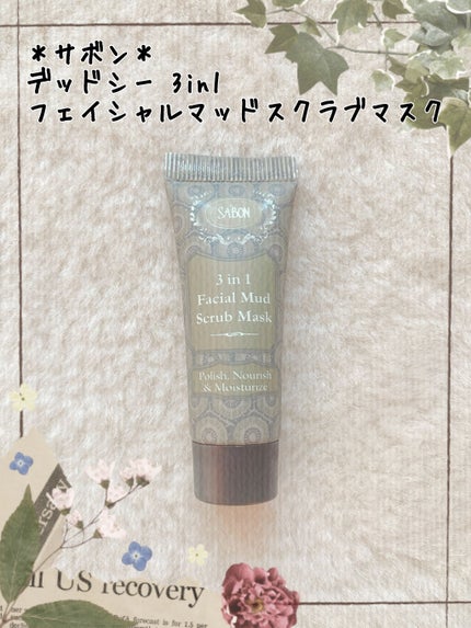 3in1 フェイシャル マッド スクラブ マスク/SABON/洗い流すパック・マスクを使ったクチコミ(1枚目)