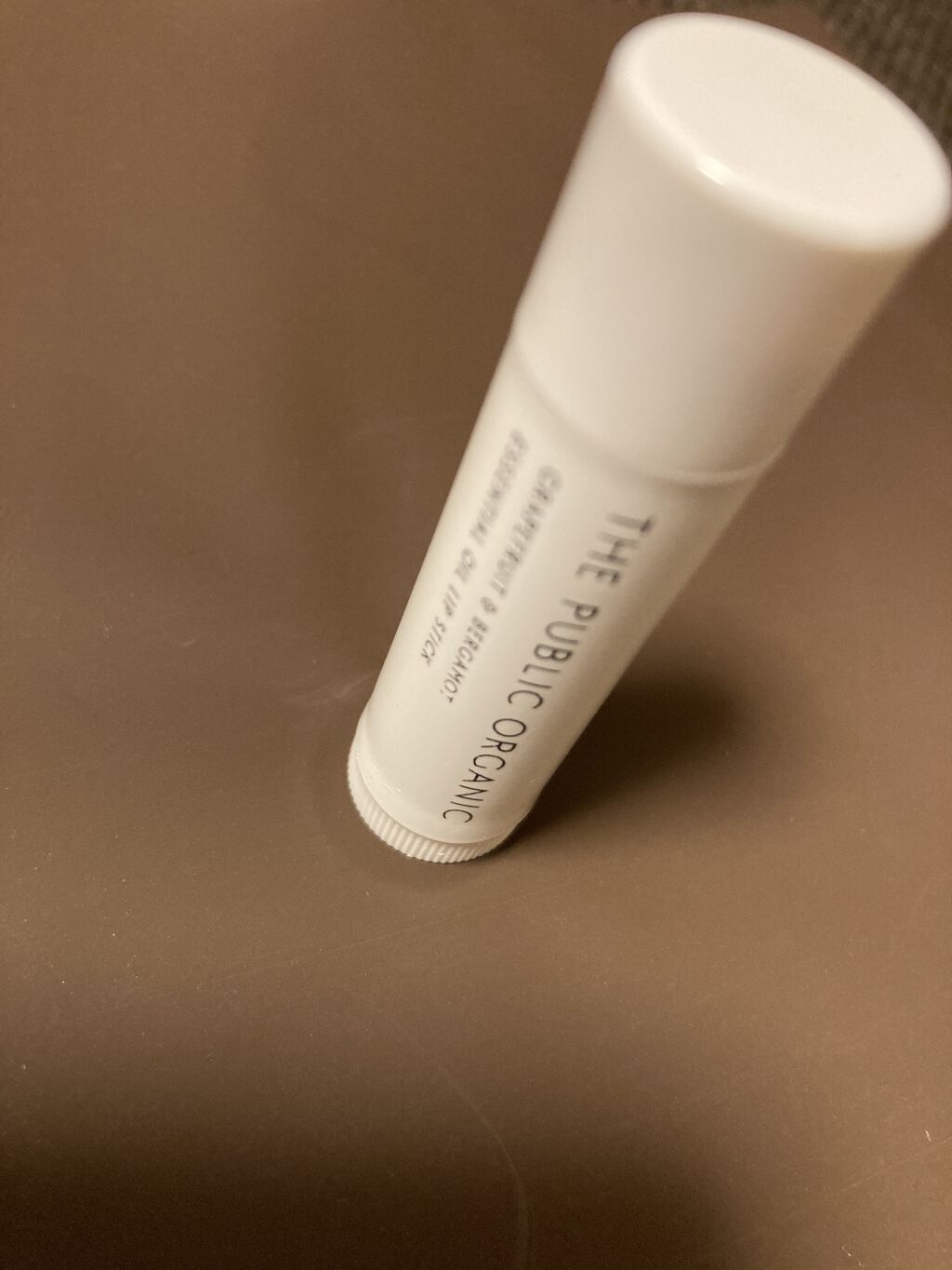 オーガニック認証 精油リップスティック スーパーポジティブ ライズ/THE PUBLIC ORGANIC/リップクリームを使ったクチコミ（1枚目）