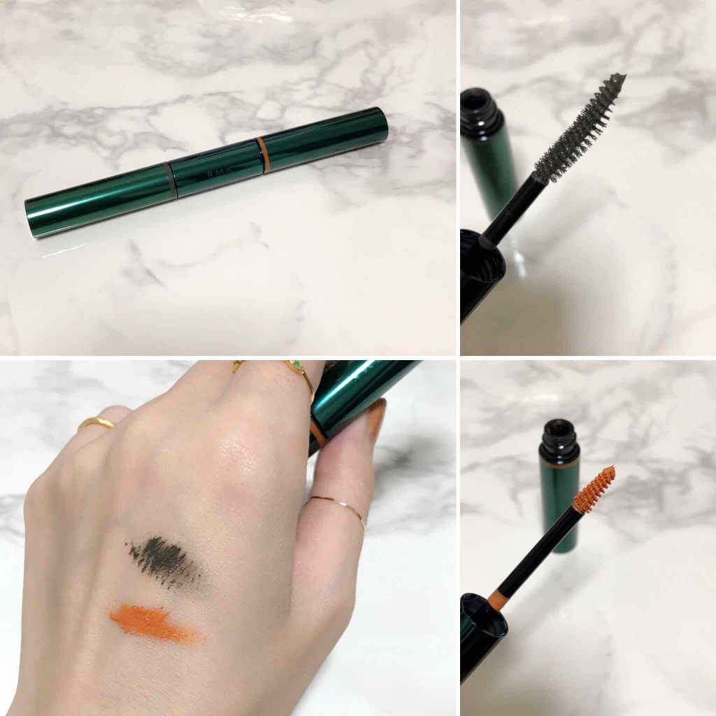 Wカラーマスカラ/RMK/マスカラを使ったクチコミ(3枚目)