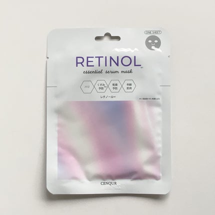 エッセンシャルセラムマスク レチノール/CENQUR/シートマスク・パックを使ったクチコミ(1枚目)