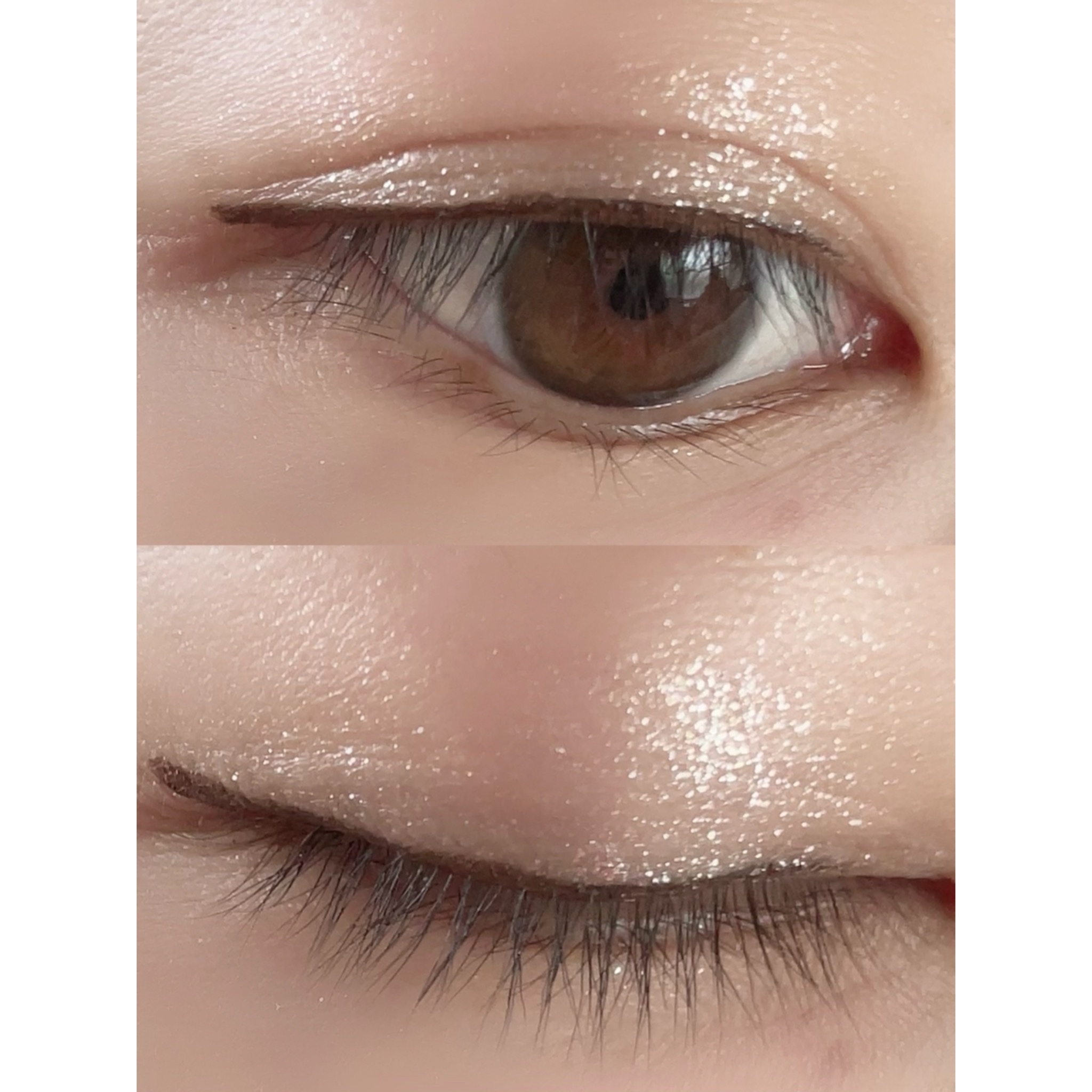 ビューティフルステイ リキッドライナー BR300 ダークブラウン/ESPRIQUE/リキッドアイライナーを使ったクチコミ（2枚目）