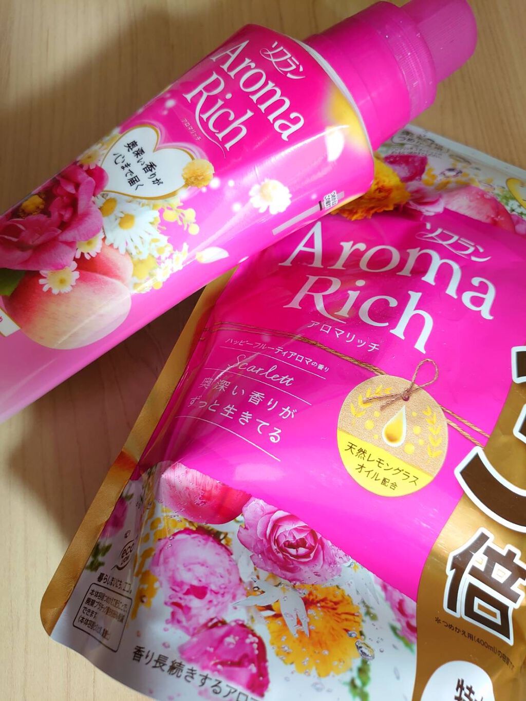 アロマリッチ スカーレット/ソフラン/柔軟剤を使ったクチコミ(1枚目)