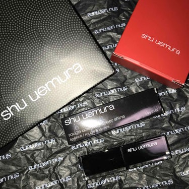 ルージュ アンリミテッド シアーシャイン/shu uemura/口紅を使ったクチコミ（1枚目）