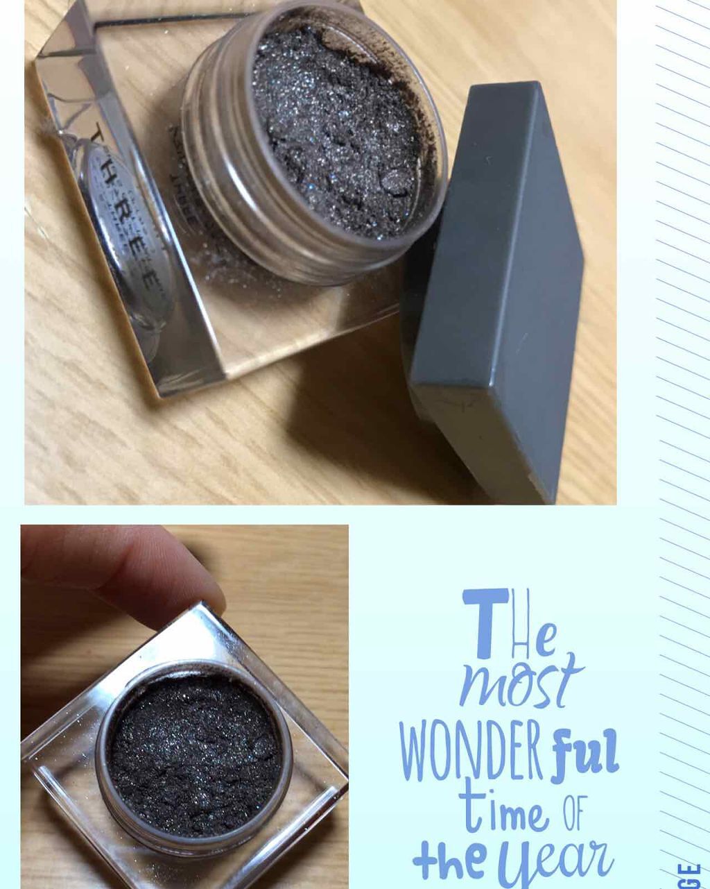 シマリングカラーヴェール ステートメント/THREE/単色アイシャドウを使ったクチコミ（1枚目）