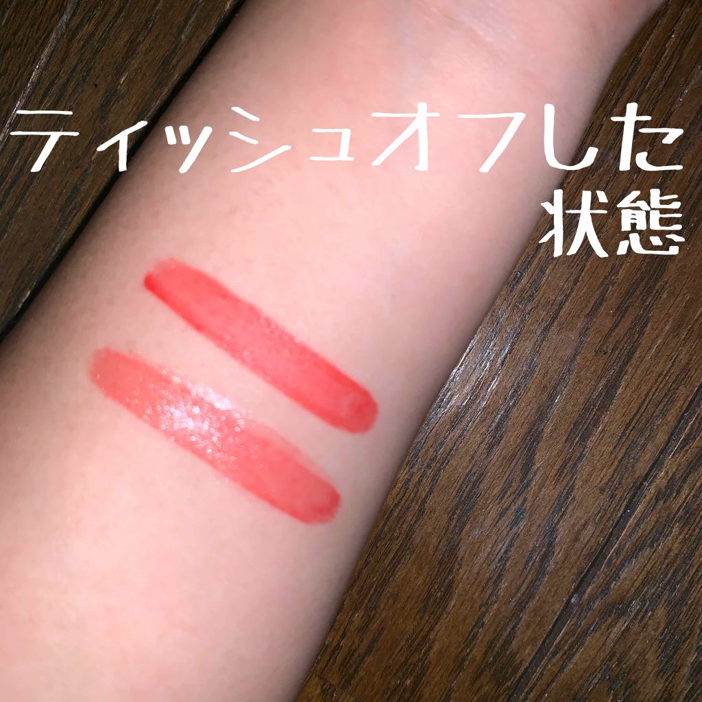 フレッシュフルーツジュース EXティント/SKINFOOD/口紅を使ったクチコミ（3枚目）