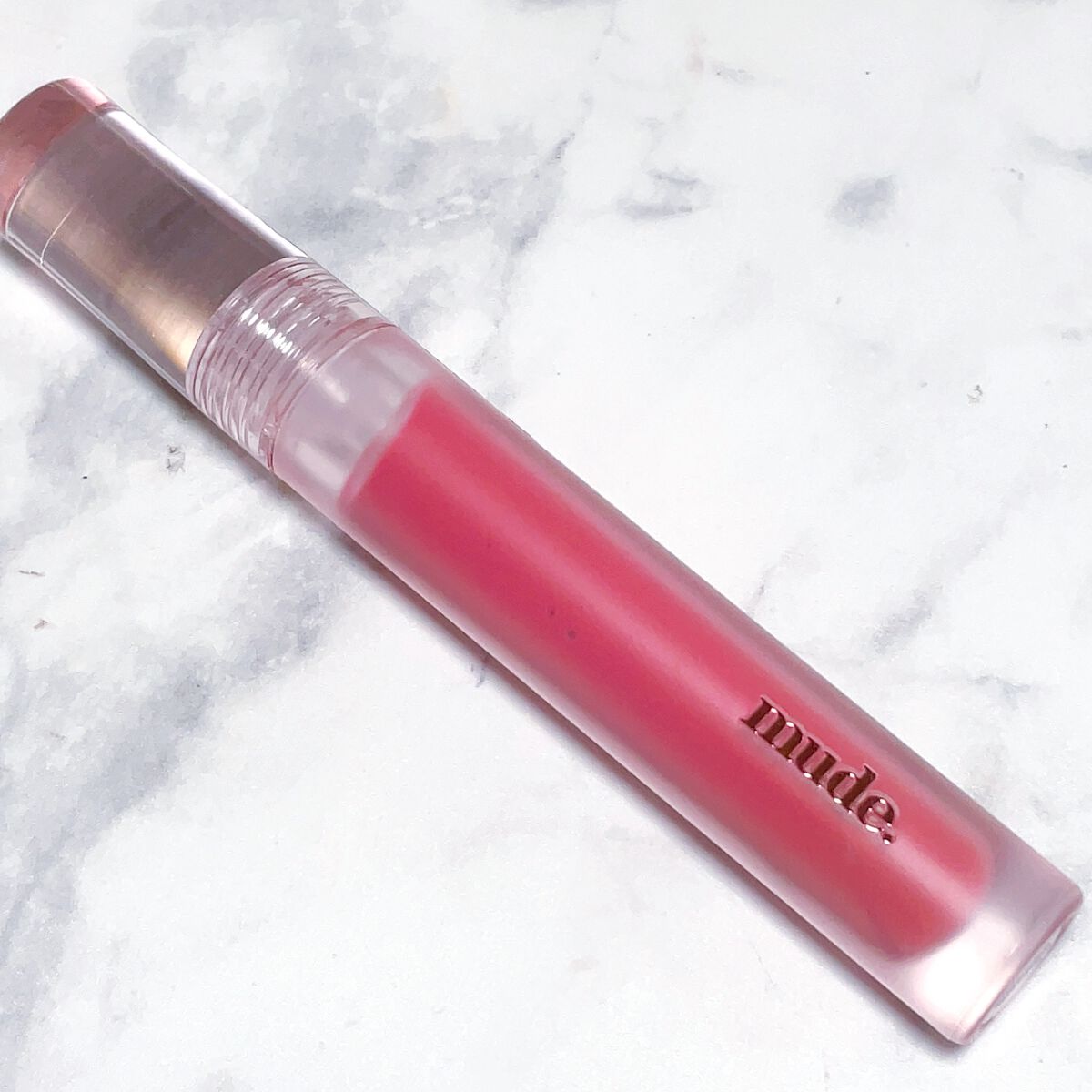 グラッセリップティント 01 オウンピンク/mude./リップティントを使ったクチコミ（1枚目）