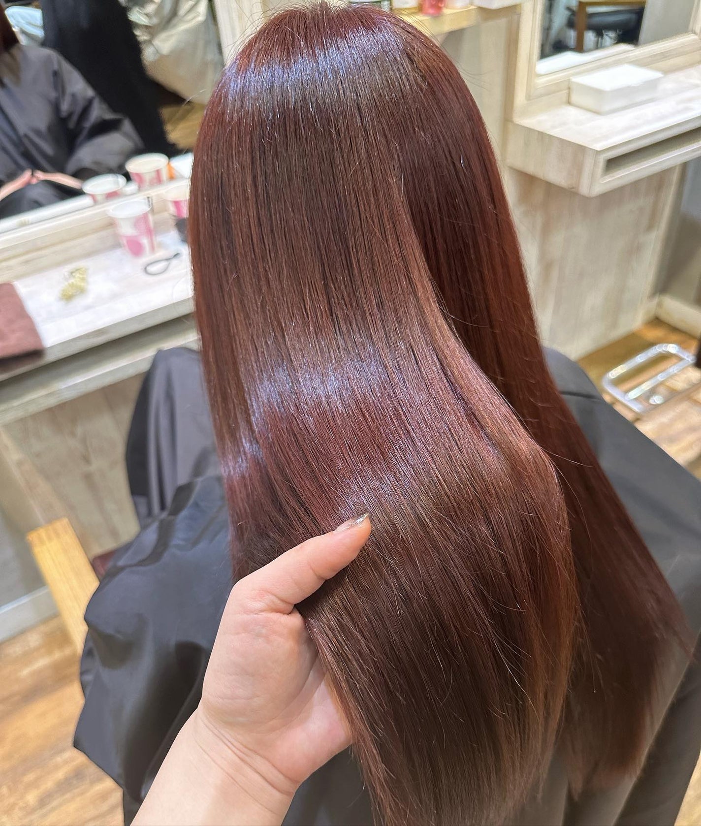 miri on LIPS 「#髪質改善#髪質改善トリートメント#韓国#韓国風ヘア#韓国風#..」(1枚目)