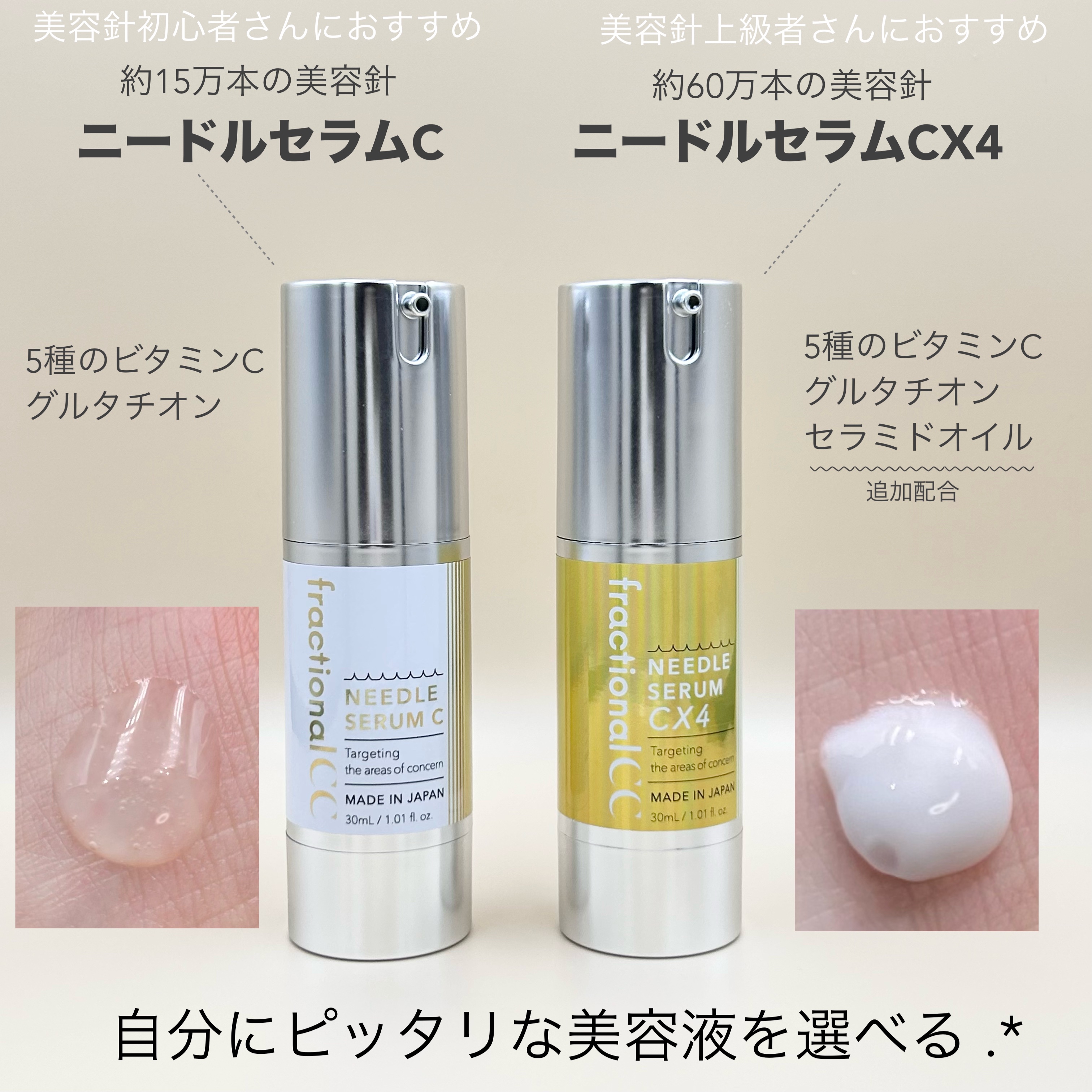ニードルセラムCX4/fractionalCC/美容液を使ったクチコミ（2枚目）