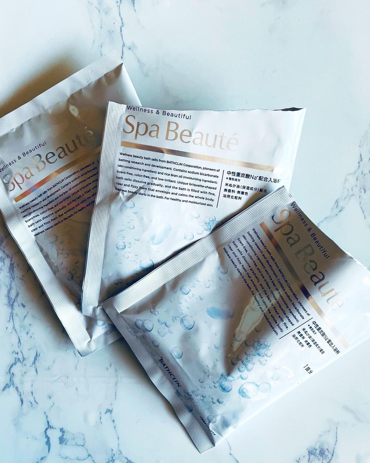 spa beaute/バスクリン/炭酸系入浴剤を使ったクチコミ（3枚目）