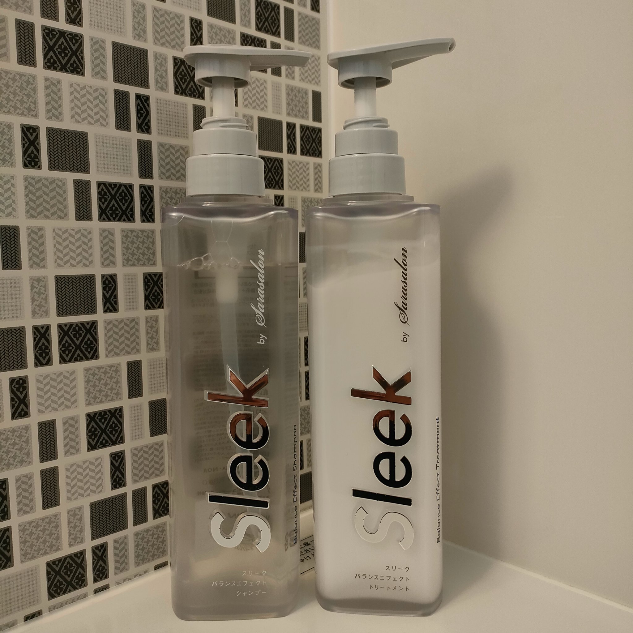 バランスエフェクトシャンプー／トリートメント シャンプー/スリーク by サラサロン/市販シャンプーを使ったクチコミ（1枚目）