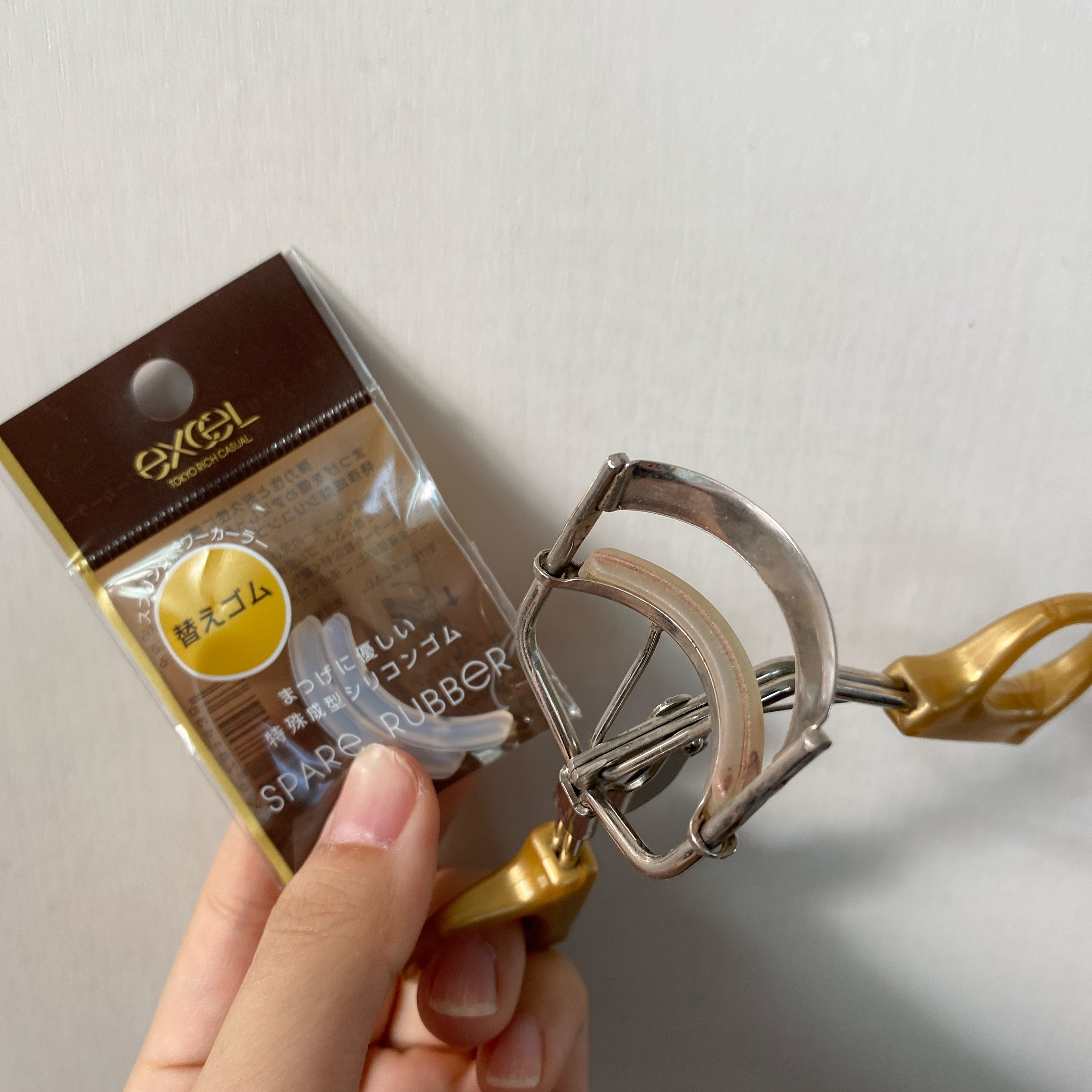 スプリングパワーカーラー 替えゴム/excel/ビューラーを使ったクチコミ（2枚目）