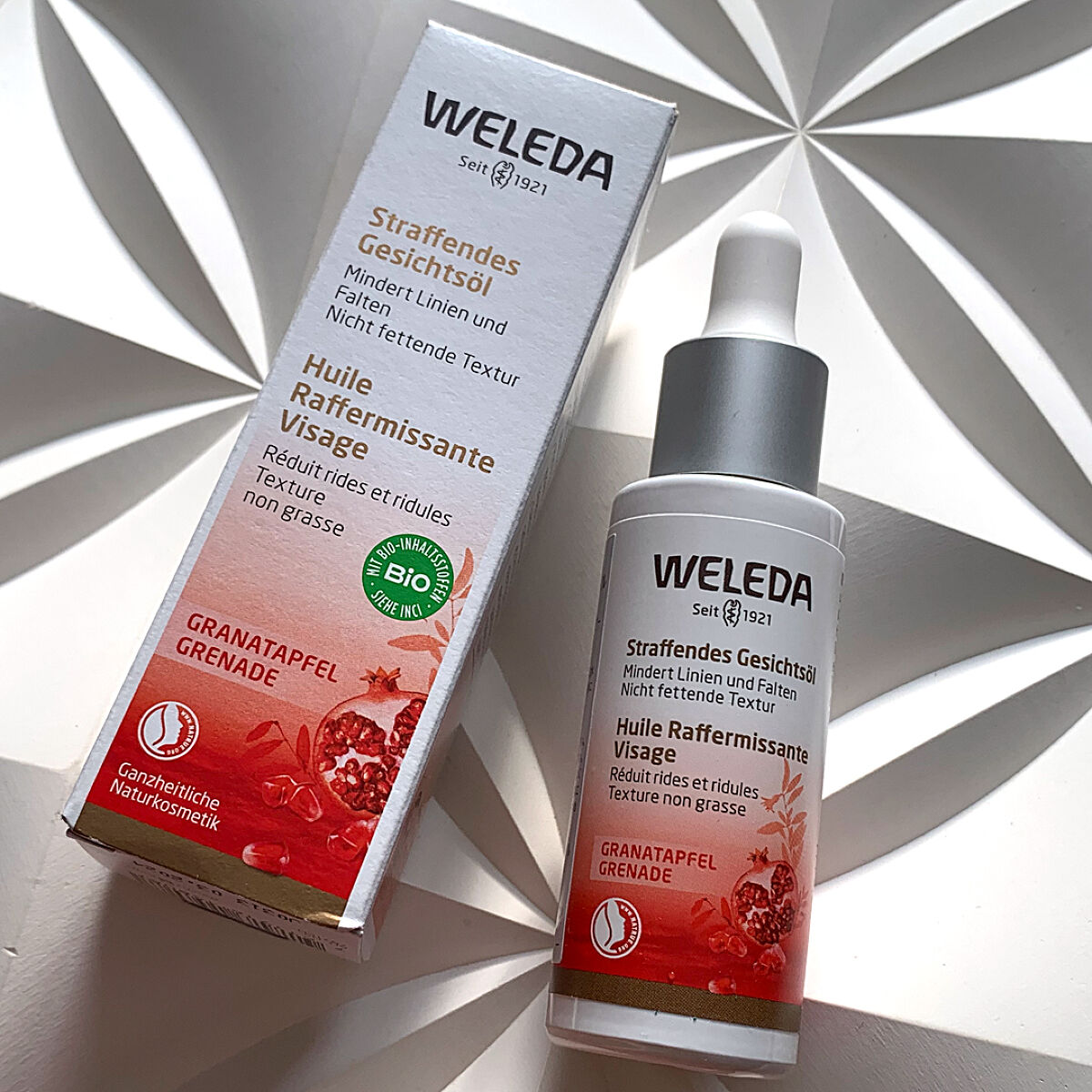 ざくろ フェイシャルオイル/WELEDA/フェイスオイルを使ったクチコミ（2枚目）