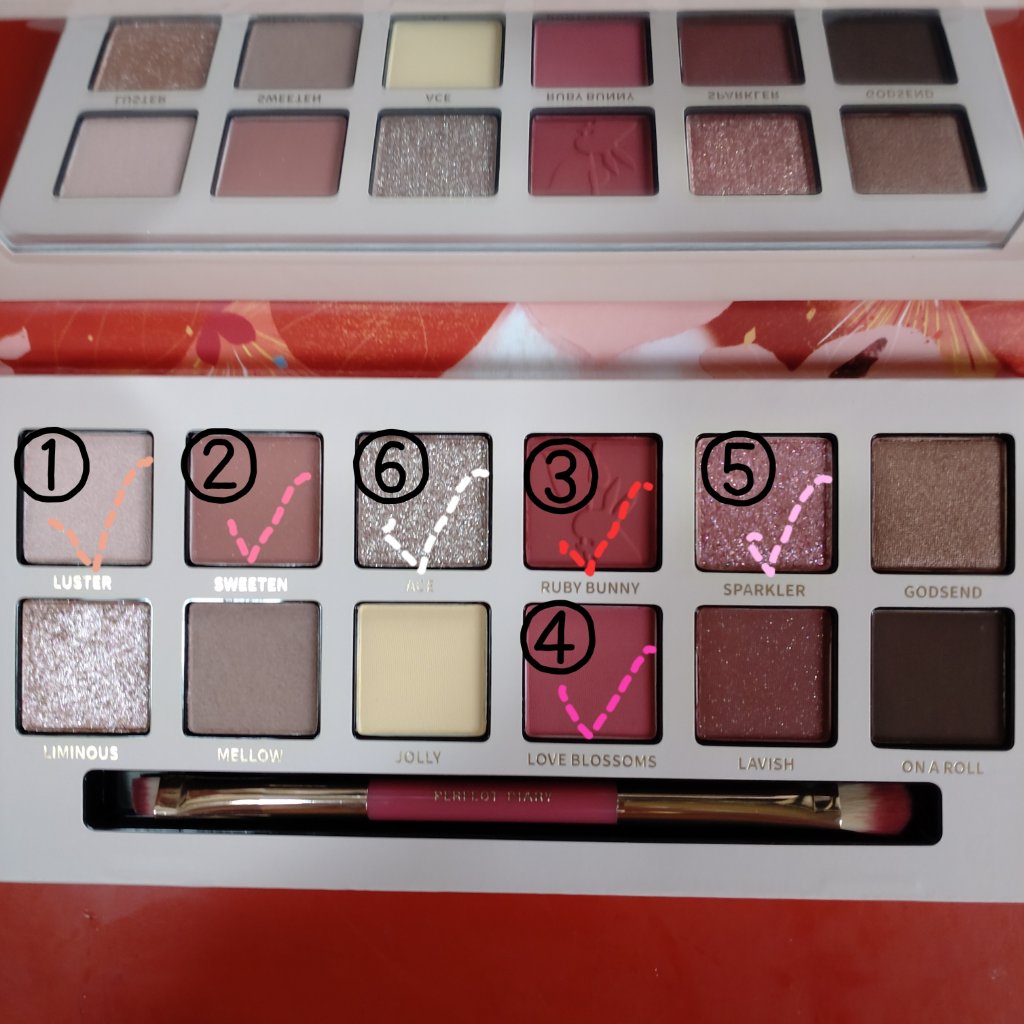 エクスプローラ12色 動物アイシャドウパレット/PERFECT DIARY/アイシャドウパレットを使ったクチコミ（2枚目）