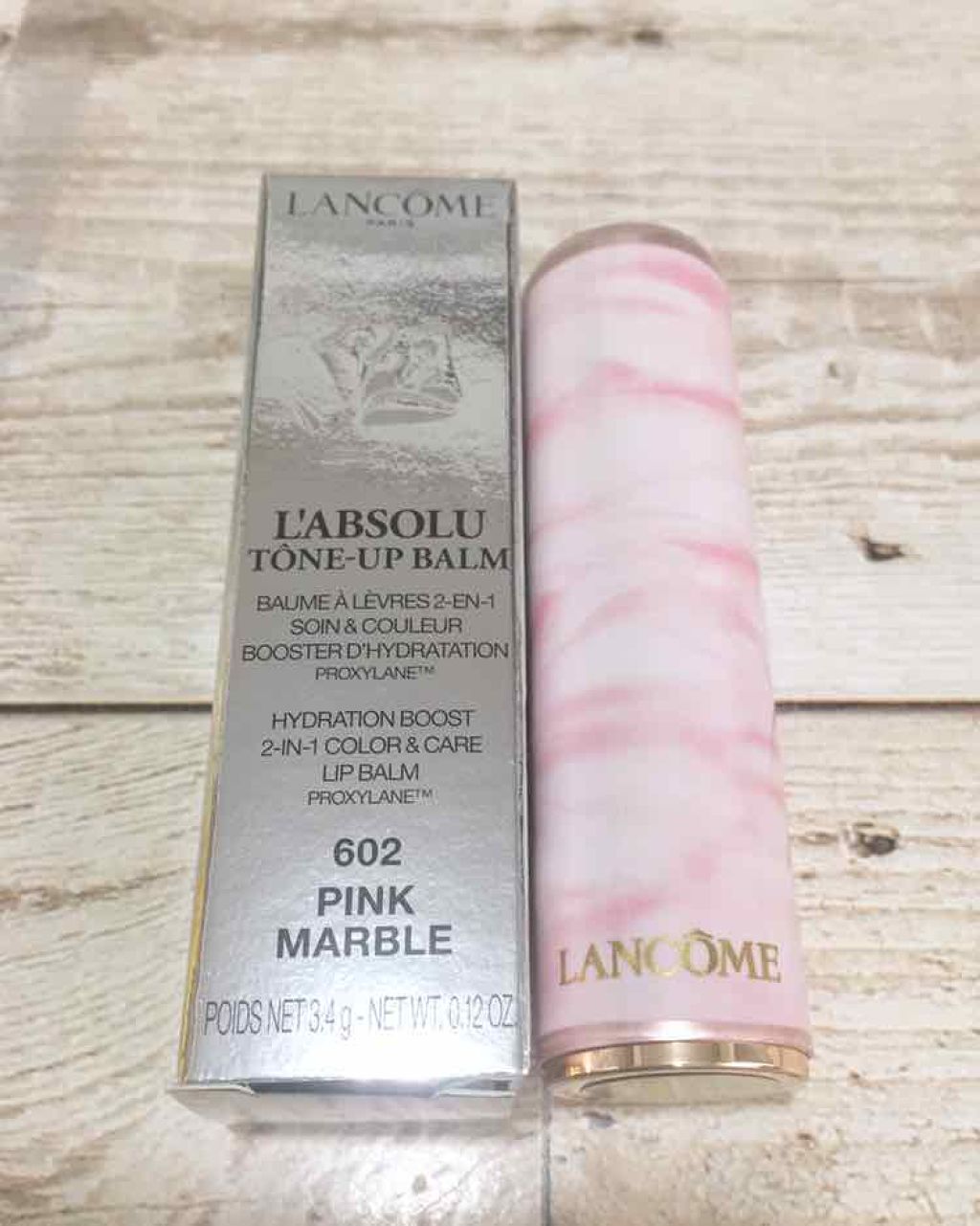 ラプソリュ トーン アップ バーム/LANCOME/口紅を使ったクチコミ（3枚目）