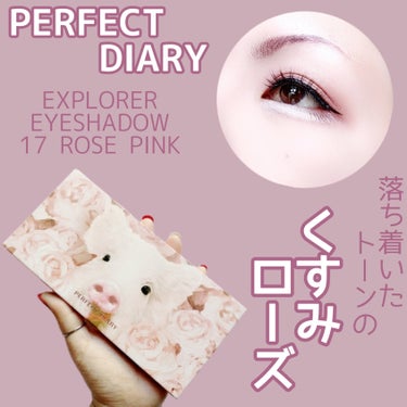 【ピンクのブタさん】


アジア人のためのローズピンク♡


PERFECT DIARY
EXPLORER EYESHADOW
17 ROSE PINK


✼••┈┈••✼••┈┈••✼••┈┈••✼