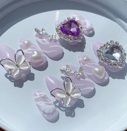 ジェルネイル(ライト対応)/セリア/ジェルネイルを使ったクチコミ(5枚目)