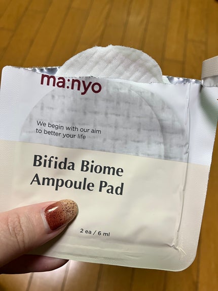 ビフィダバイオームアンプルパッド/manyo/トナーパッドを使ったクチコミ(1枚目)