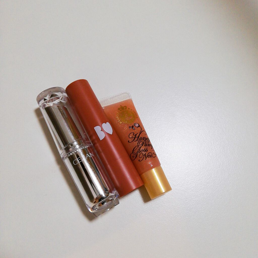 ラスティンググロスリップ/CEZANNE/口紅を使ったクチコミ(1枚目)