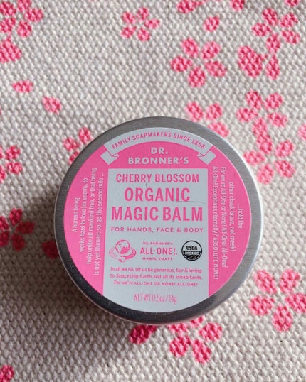 オーガニックバーム(チェリーブロッサム)/ドクターブロナー/フェイスバームを使ったクチコミ(1枚目)