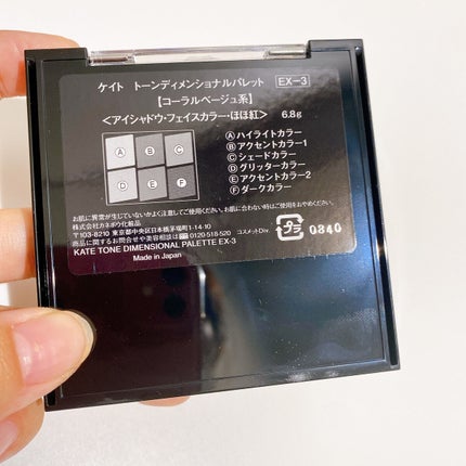 トーンディメンショナルパレット/KATE/メイクアップキットを使ったクチコミ(3枚目)