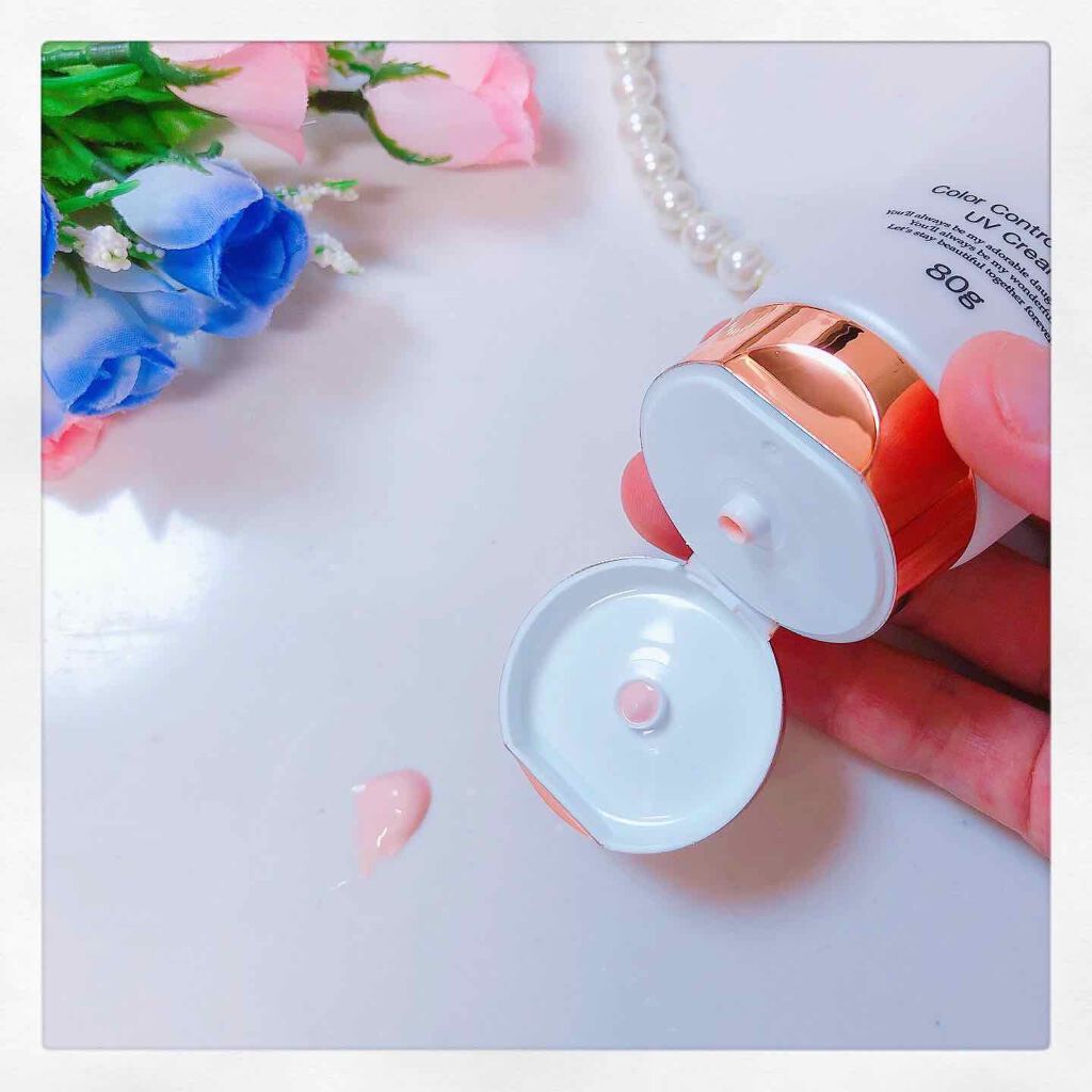 UVカラーCクリーム/Mother&Daughter/日焼け止めクリームを使ったクチコミ(2枚目)