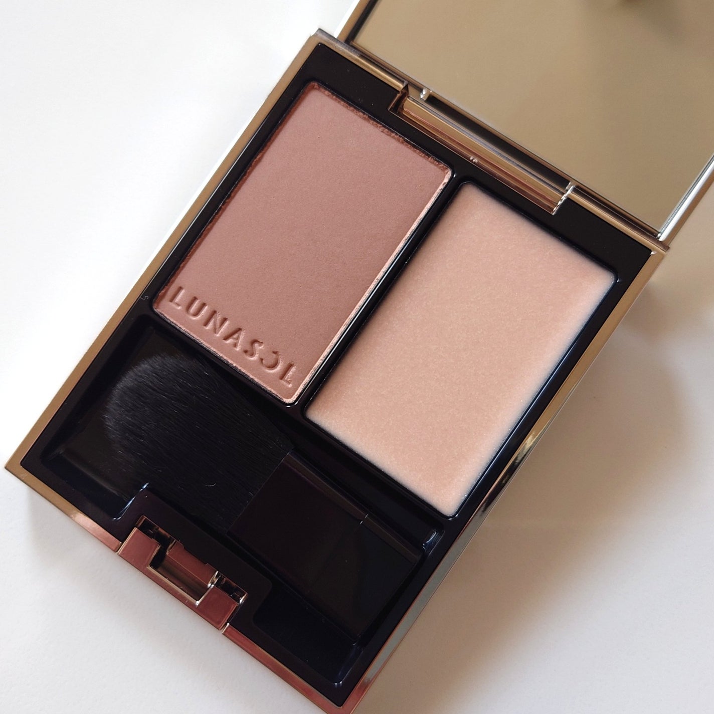 カラーリンググレイズ/LUNASOL/パウダーチークを使ったクチコミ(3枚目)