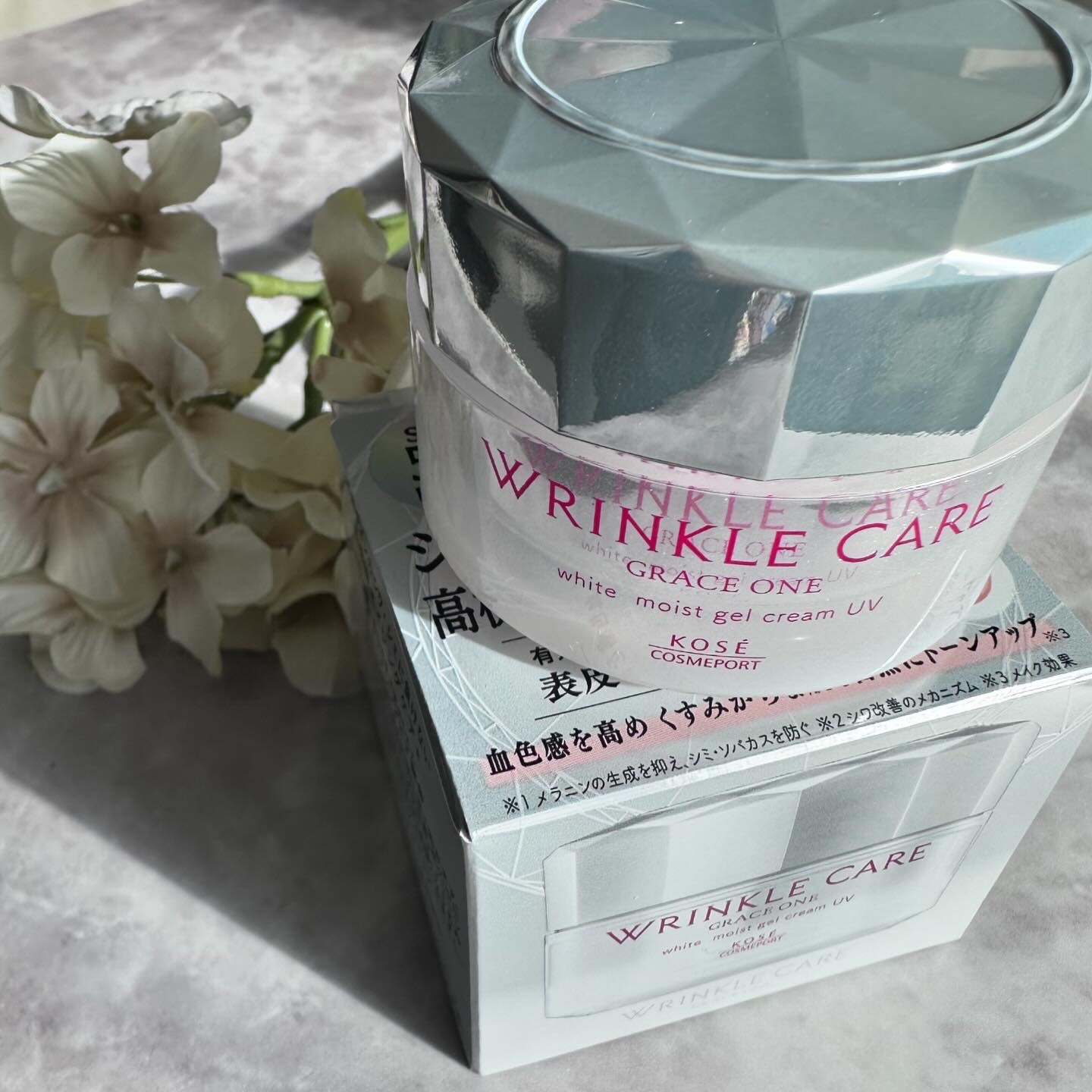 リンクルケア ホワイト モイストジェルクリーム UV/グレイスワン/オールインワン化粧品を使ったクチコミ（1枚目）