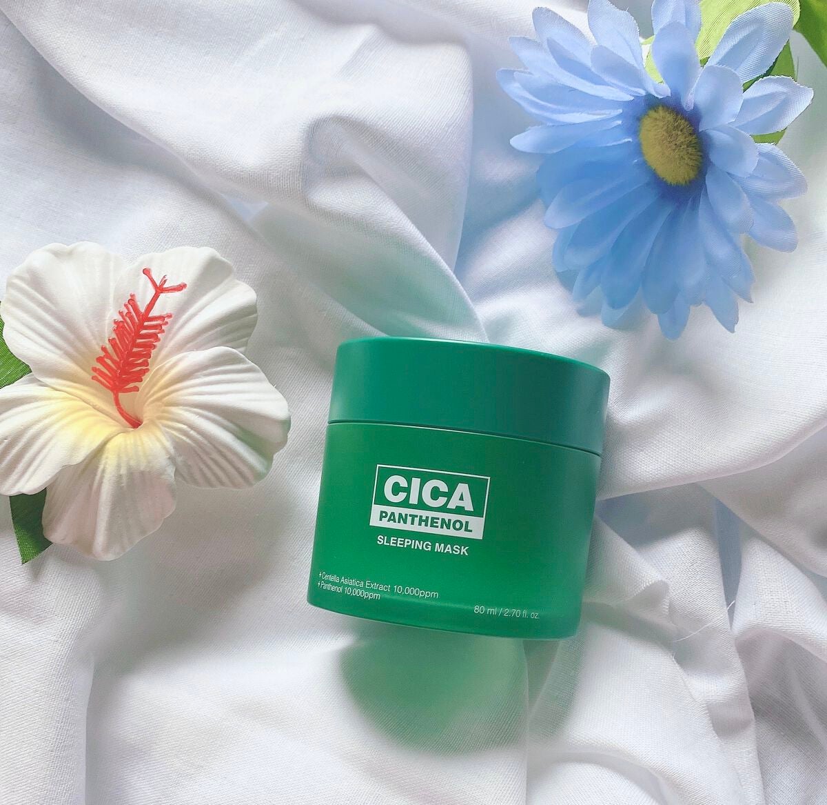 シカパンテノールスリーピングマスク/SNP/フェイスクリームを使ったクチコミ(1枚目)