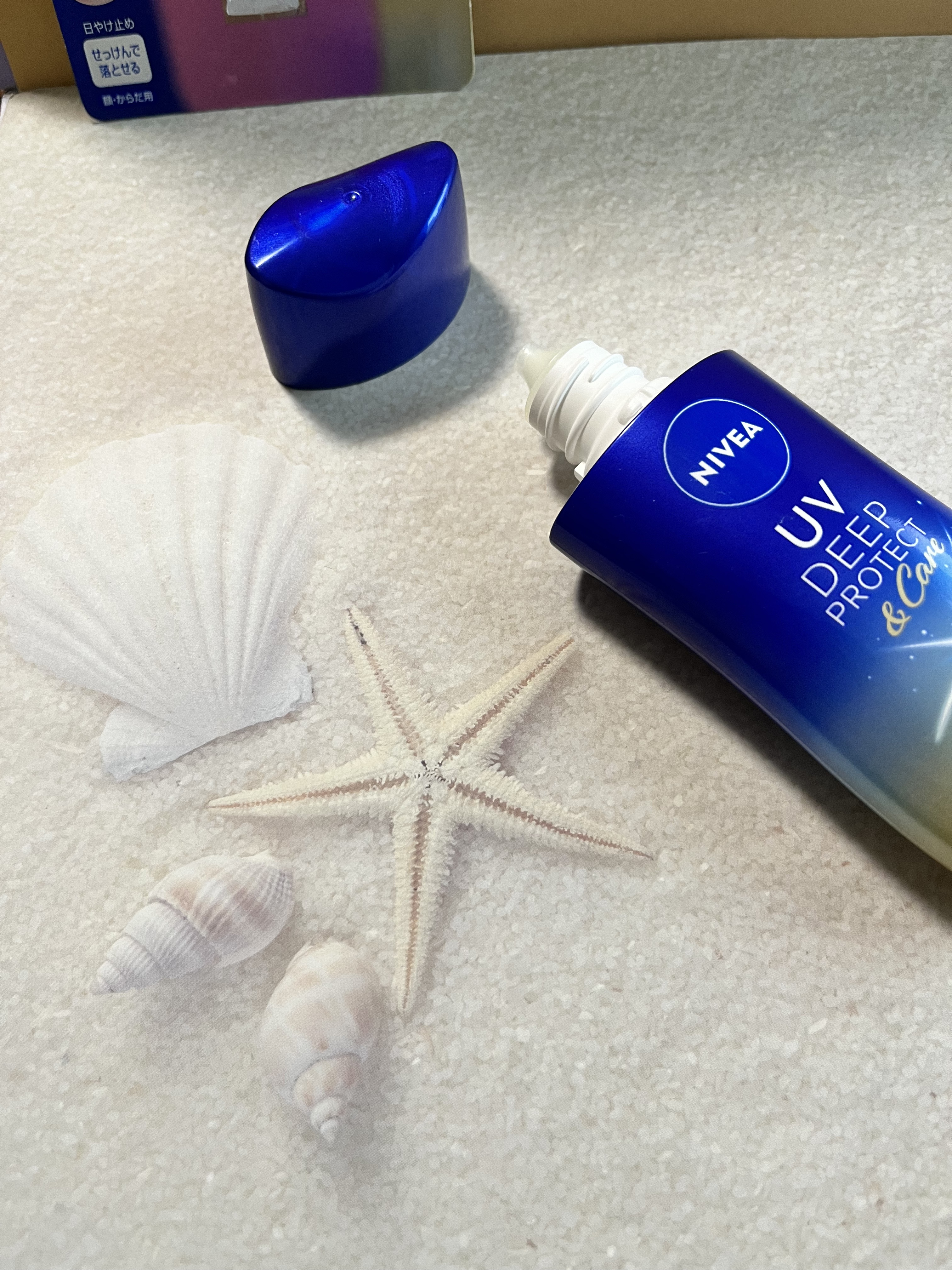 ニベアUV ディープ プロテクト＆ケア ジェル/ニベア/日焼け止めジェルを使ったクチコミ（1枚目）