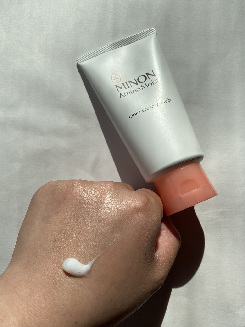 アミノモイスト モイストクリーミィ ウォッシュ/ミノン/洗顔フォームを使ったクチコミ（2枚目）