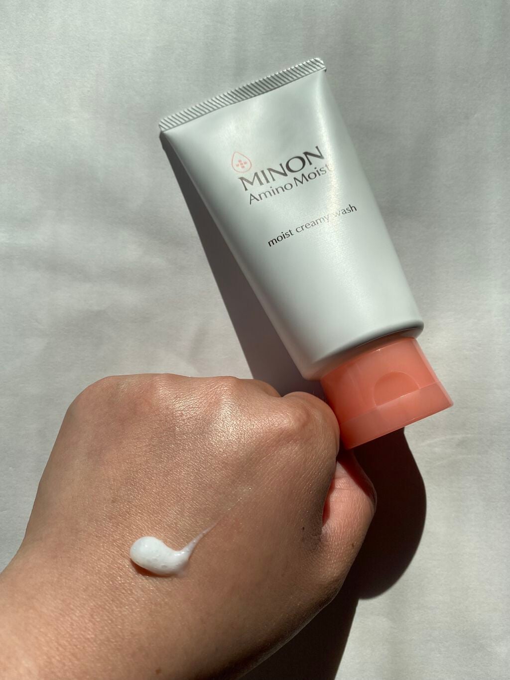アミノモイスト モイストクリーミィ ウォッシュ/ミノン/洗顔フォームを使ったクチコミ(2枚目)