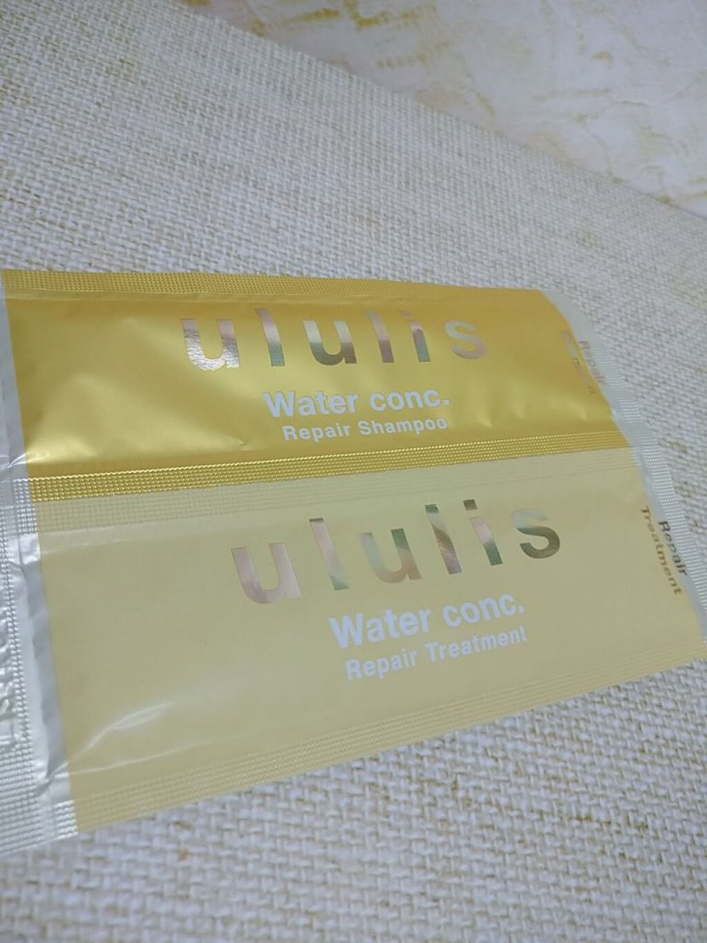 ウォーターコンク リペアシャンプー/ヘアトリートメント/ululis/シャンプー・コンディショナーを使ったクチコミ（1枚目）