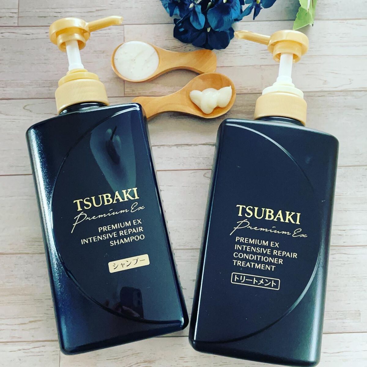 プレミアムEX インテンシブリペア <シャンプー>/コンディショナー<ヘアトリートメント> /TSUBAKI/市販シャンプーを使ったクチコミ(1枚目)