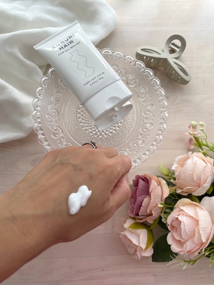 ナイトケアクリーム/KURURI HAIR/ヘアミルクを使ったクチコミ(2枚目)