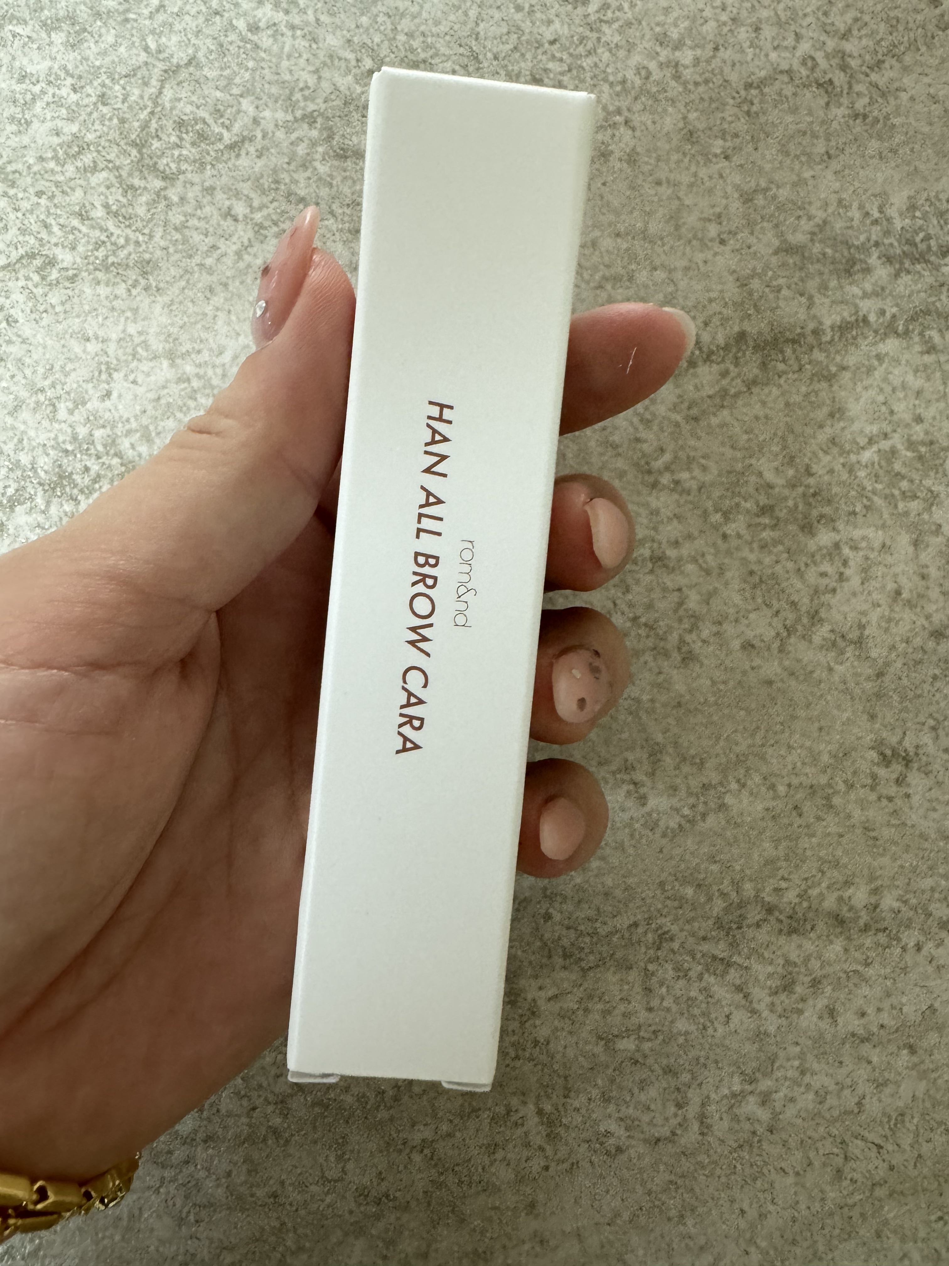 ハンオールブロウカラ/rom&nd/眉マスカラを使ったクチコミ（1枚目）