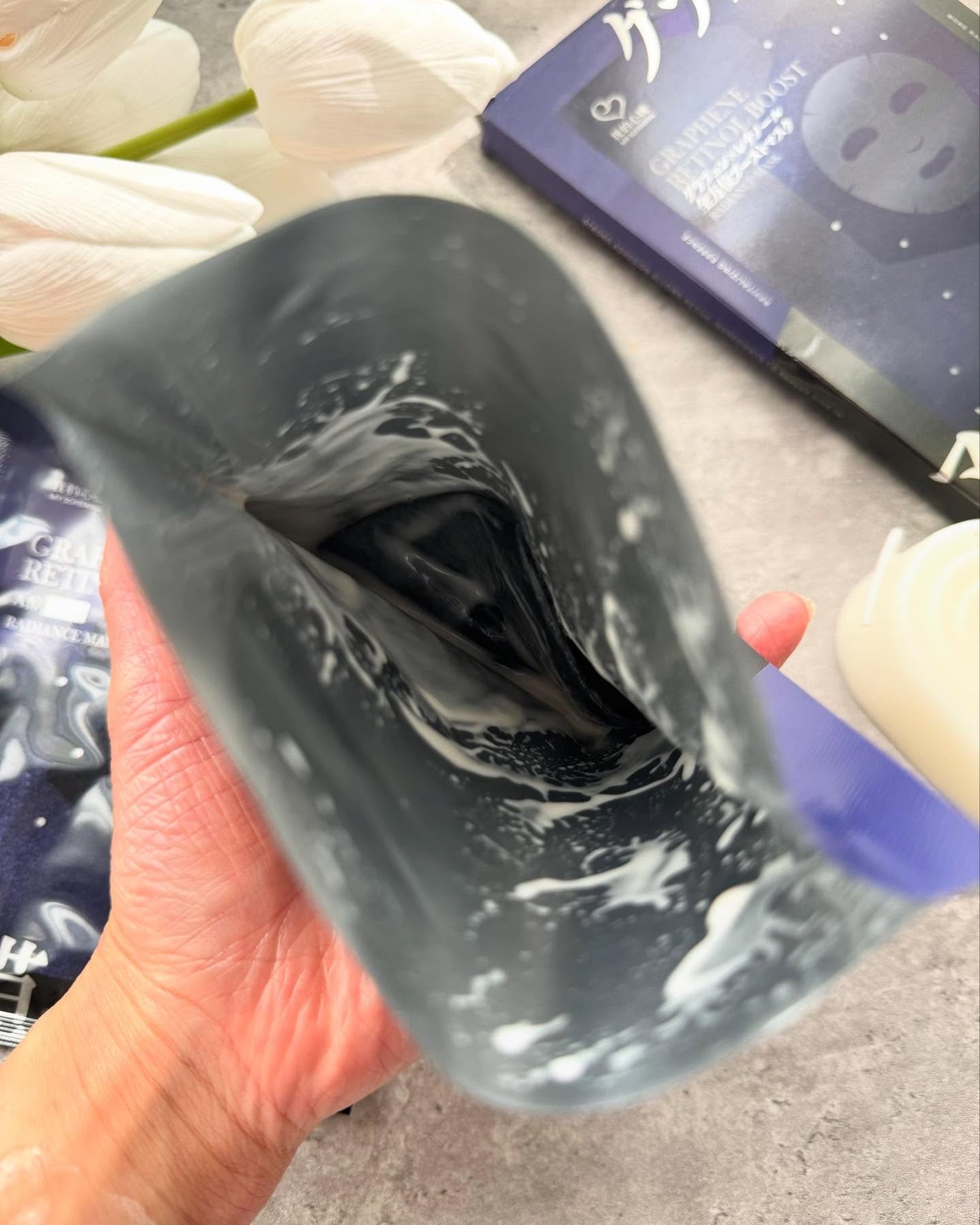 グラフェン×レチノール 全方位フェイシャルマスク/我的心機/シートマスク・パックを使ったクチコミ(3枚目)