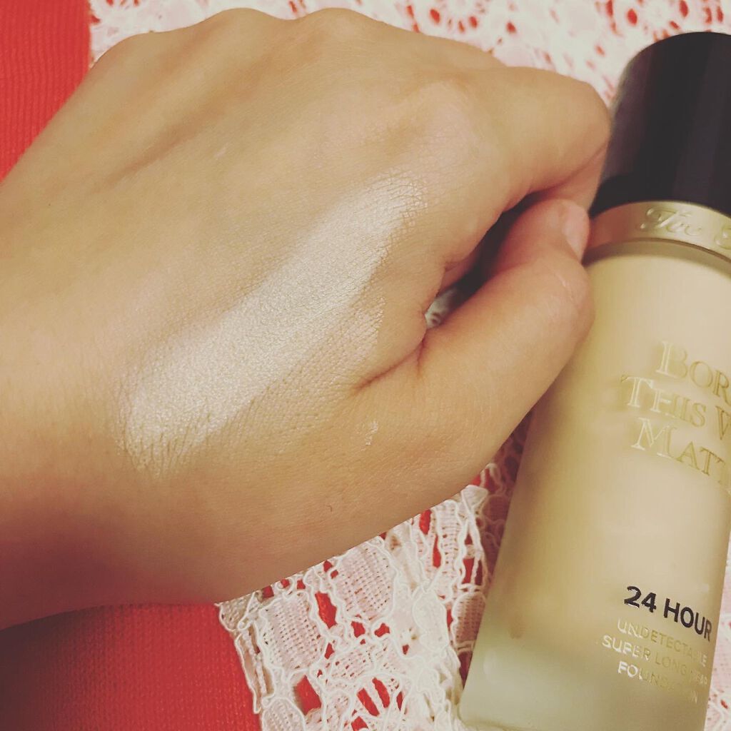 ボーン ディス ウェイ アンディテクタブル 24H マット ファンデーション/Too Faced/リキッドファンデーションを使ったクチコミ(3枚目)